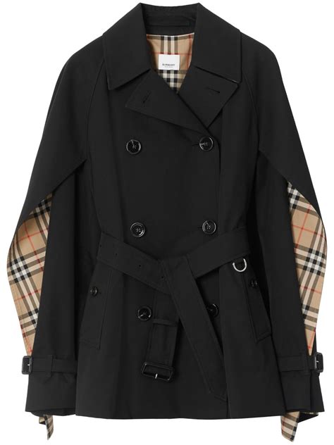 burberry cropped trench jacket|burberry trench coats outlet store.